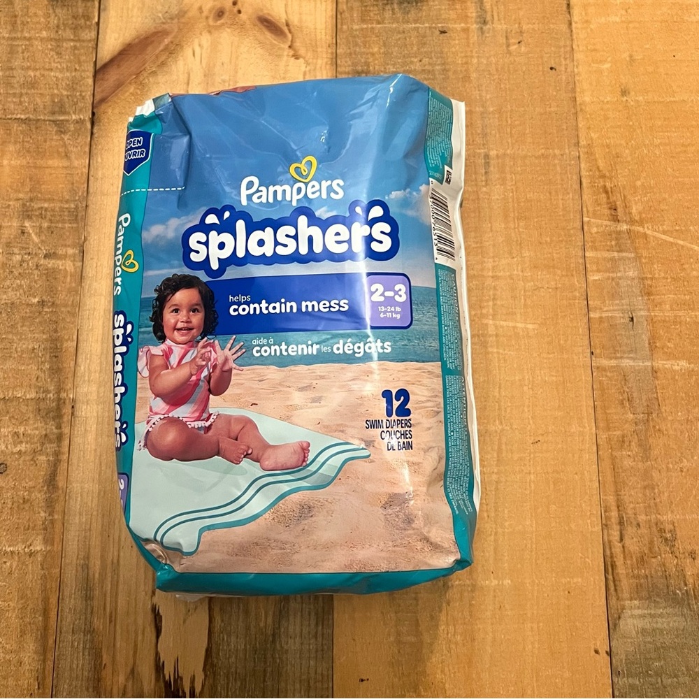 5/$15 Pampers Splashers - Swim Diapers NIB